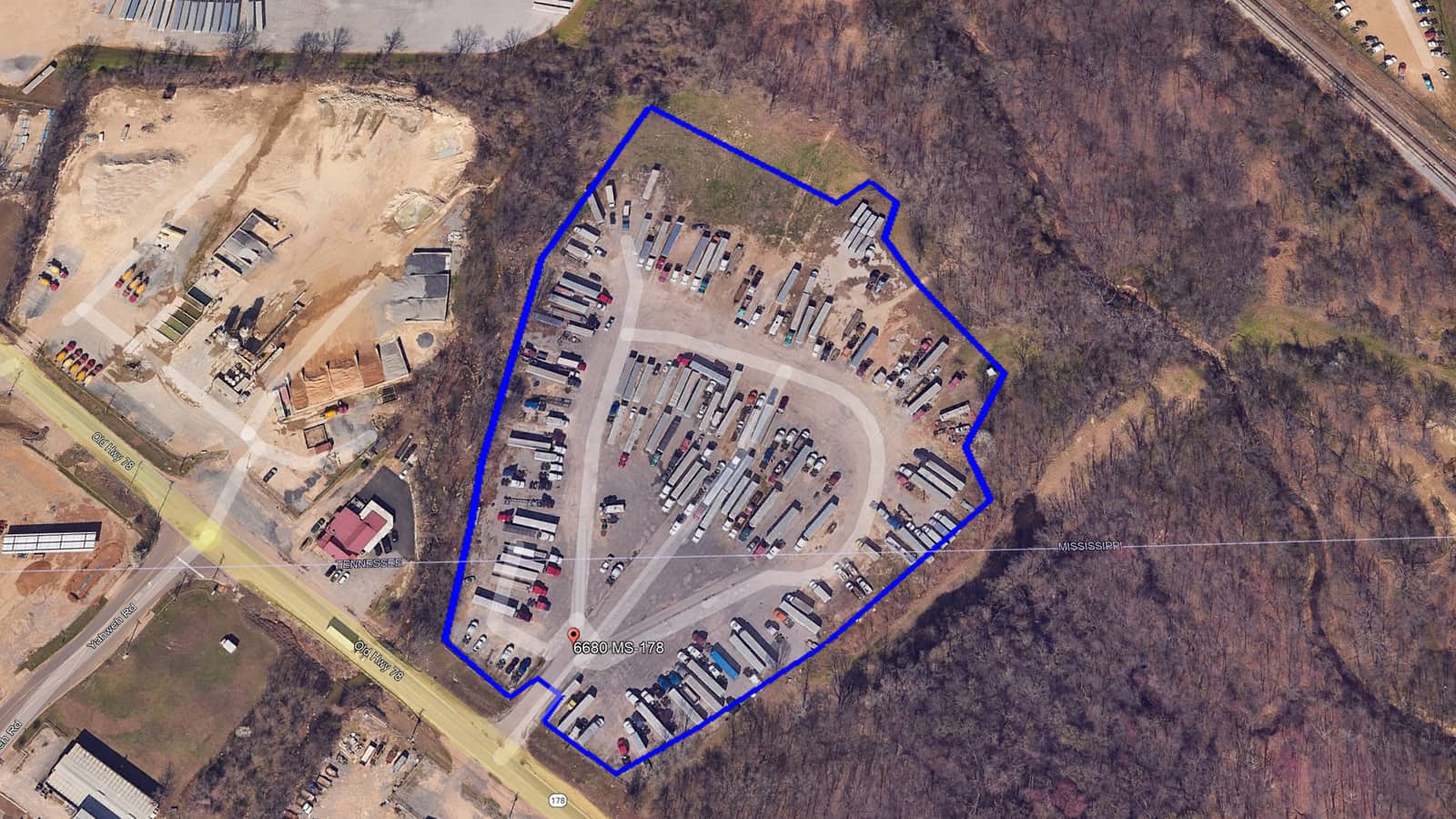 Aerial view of TRX IOS property in Memphis, TN